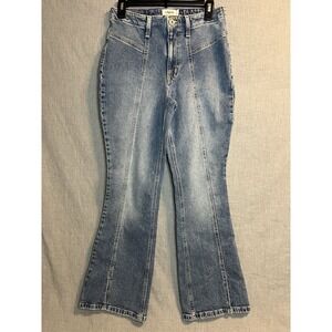 Edgely‎ Women's High Rise Flare Leg Jeans Size 10 Short